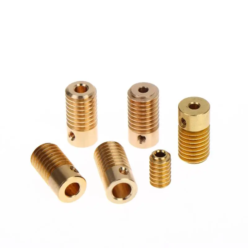 1PC 0.5M Deceleration Worm Gear 065/151 Turbine 3.175/3/4/5/6mm Deceleration Worm Wheel For Mechanical Use