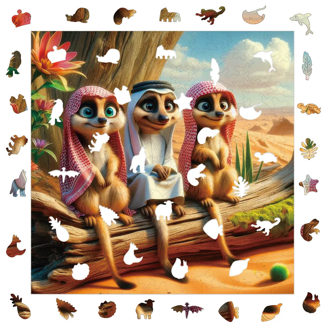 어린이 장난감 개 퍼즐 나무 성인 테이블 게임 치료 선물 어린이 소설 장난감 및 취미 빌딩 블록 성인 지능 게임 3d