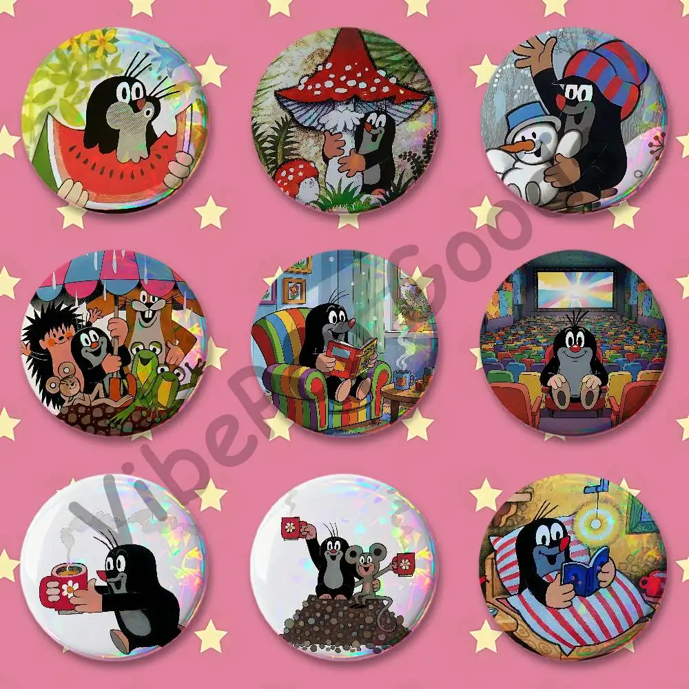 T-The L-Little M-Mole Artist Alley Fan-made Merch Custom Badges 75mm 44mm 25mm 32mm 58mm Collect Gifts Large