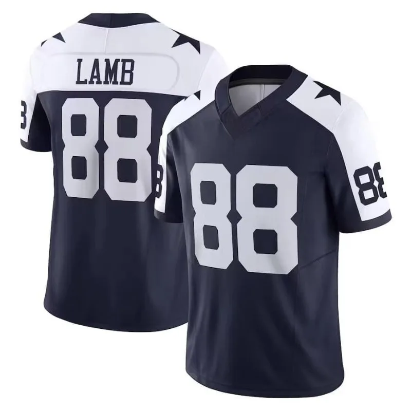 New Dallas #88 Home Jersey, V-neck, Short-sleeved, Sporty, Breathable, Suitable for Both Male and Female Fans. Family Matching