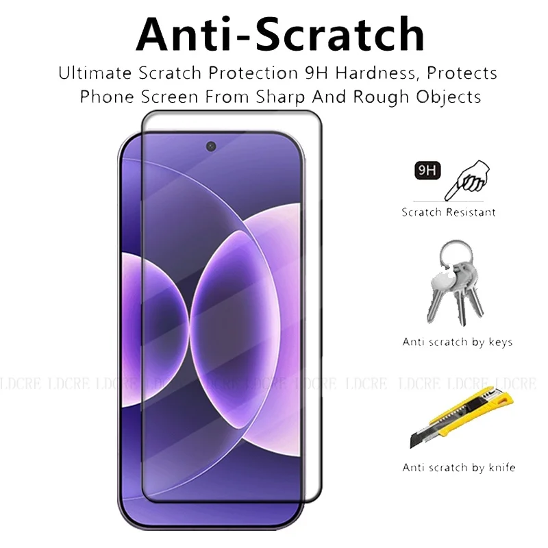 6 في 1 لهاتف Xiaomi 17 Pro Max Glass لهاتف Xiaomi Mi 17 Pro زجاج مقسى 9H غطاء كامل واقي للشاشة لهاتف Xiaomi Mi 17 Len Glass