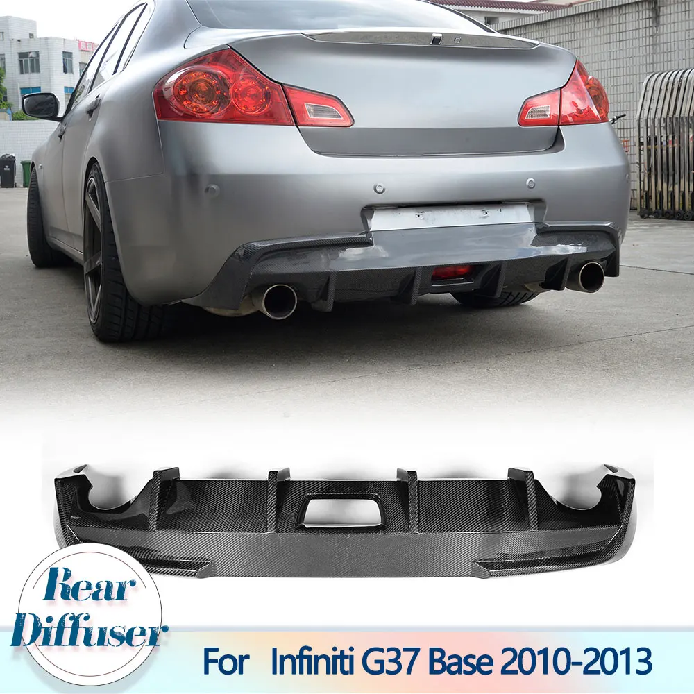 

Carbon Fiber / FRP Rear Bumper Lip Diffuser for Infiniti G37 Base Sedan 4-Door 2009-2013 Rear Diffuser