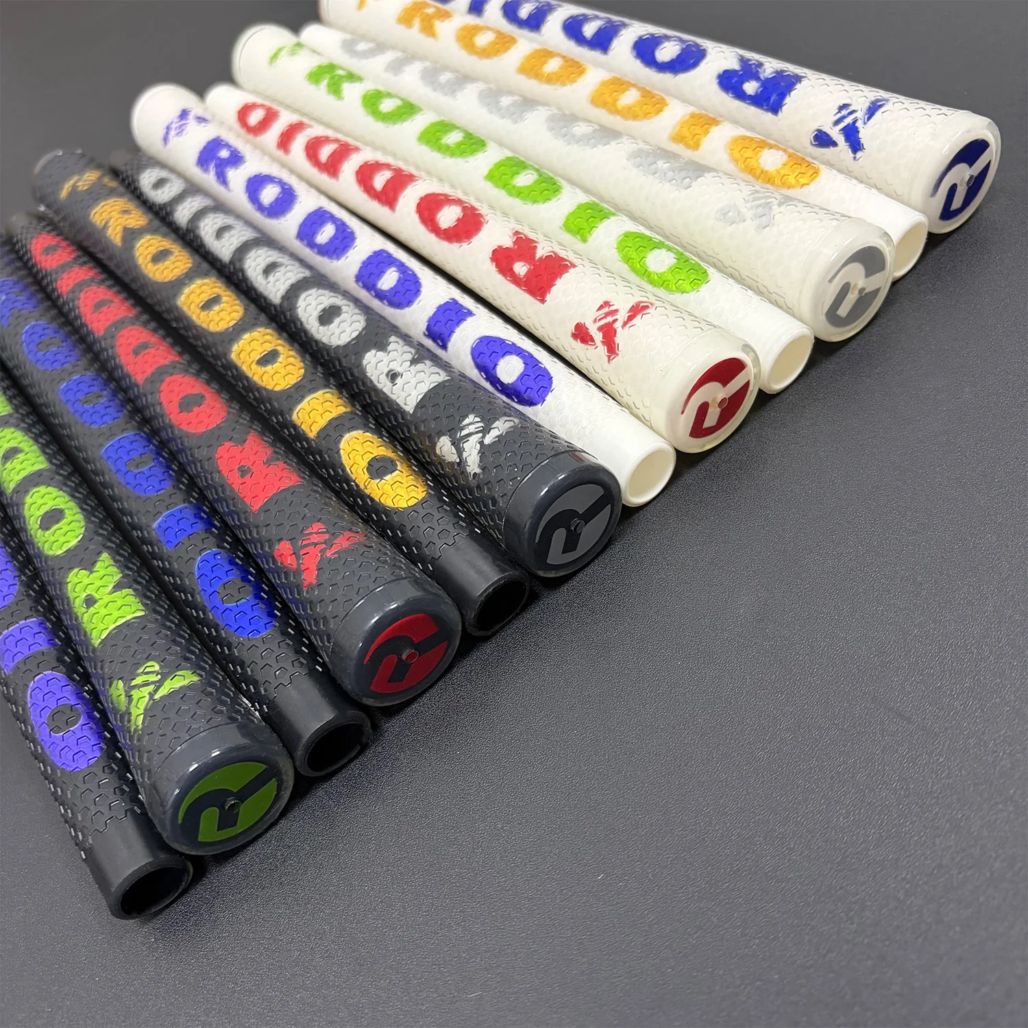 7PCS/Set RODDIO Crystal Standard Golf Grips, Anti-Slip Shock Absorbing Grips for Irons & Woods, 12 Colors Available