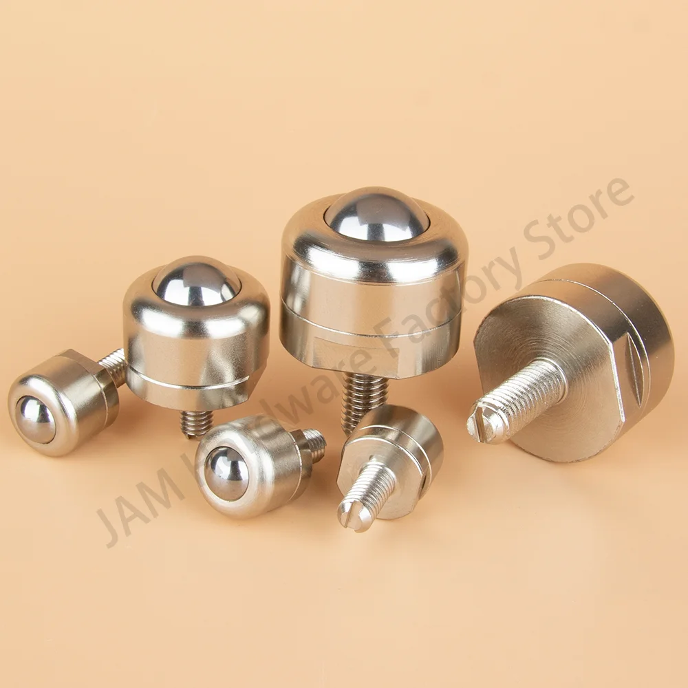 Factory Outlet MJ339 Milled Screw Mounting Type Ball Bearing Rollers  Ball Transfer Unit With Set Screw For Conveyor