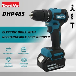 Makita DHP485 Brushless Electric Drill Cordless Screwdriver Lithium Battery Charging Hand Drill For 18V Battery Makita DDF485