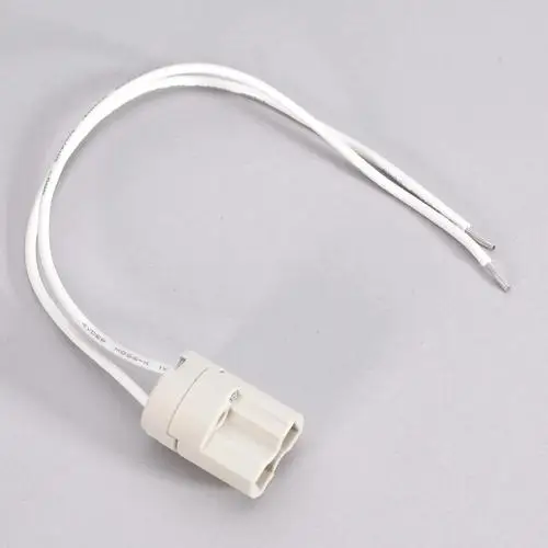 G8.5 Type Ceramic Socket Light Lamp Holder with Cable 110-750V New