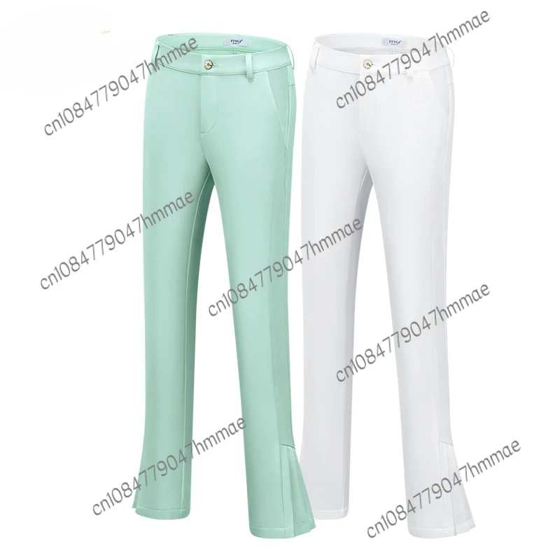 

New Korean Style Golf Pants Women's Golf Women's Clothing Autumn Trousers Slim Fit Slim Flare Pants