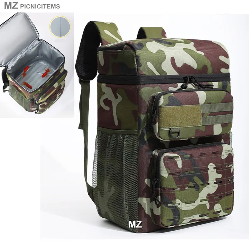 Camping Picnic Lunch Bag Insulated Food Carrier Storage Backpack Adults Hanging Gadgets Wild Trips Supplies Thermal Cooler Boxes