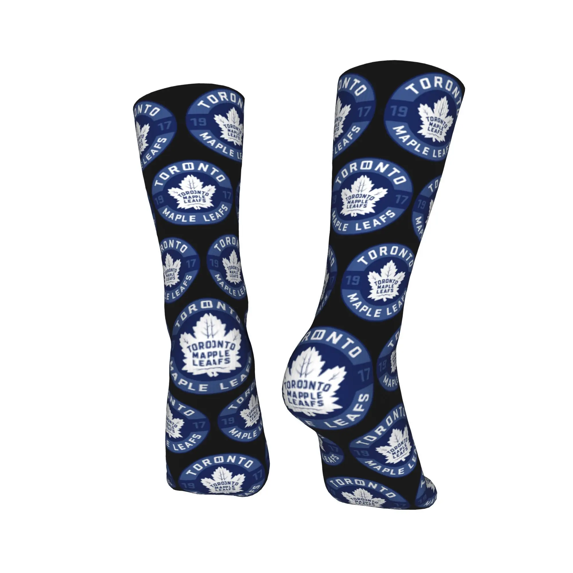 オールシーズントロントメープルリーフスソックス原宿スーパーソフトストッキングクルーソックス男性女性クリスマスギフト