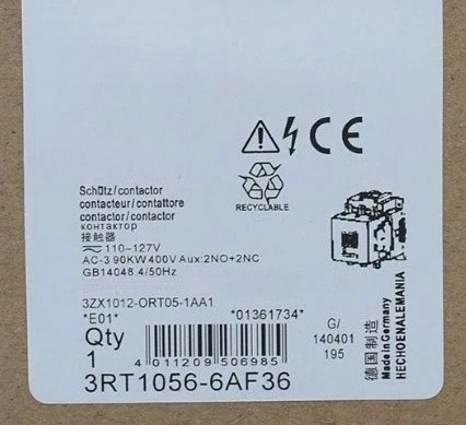 Brand New Orignial 3RT1056-6AF36 61F-GPN-BC 6FC5348-0AA02-0AA0 C200HE-CPU42-E PLC Module New Fast Delivery