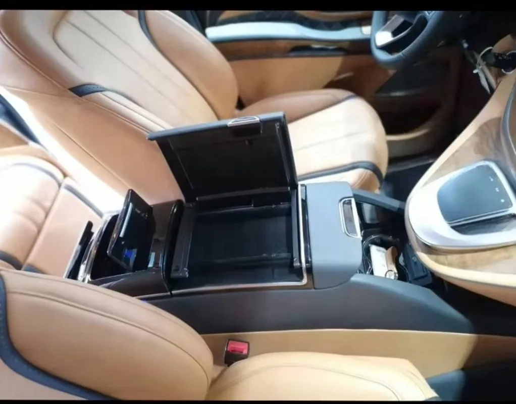 

Upgrade Multifunctional Luxury Car Armrest Storage Box with Console for W447 V250 V260 Vclass Auto Parts