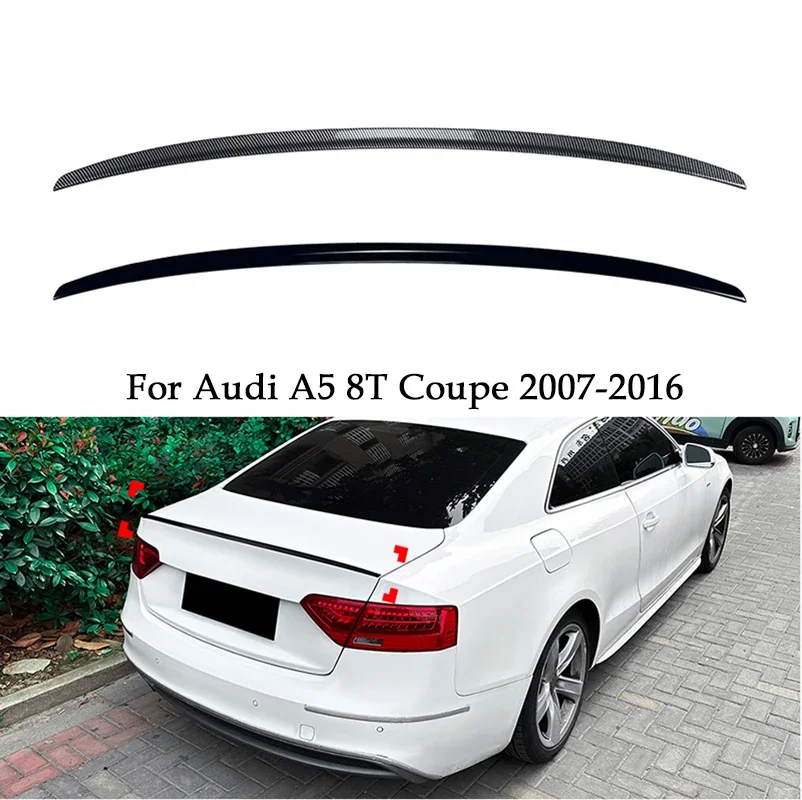

Rear Trunk Roof Spoiler for Audi A5 8T Coupe 2007-2016 S5 Style Boot Top Tail Wing Splitters Auto Parts Car Accessories