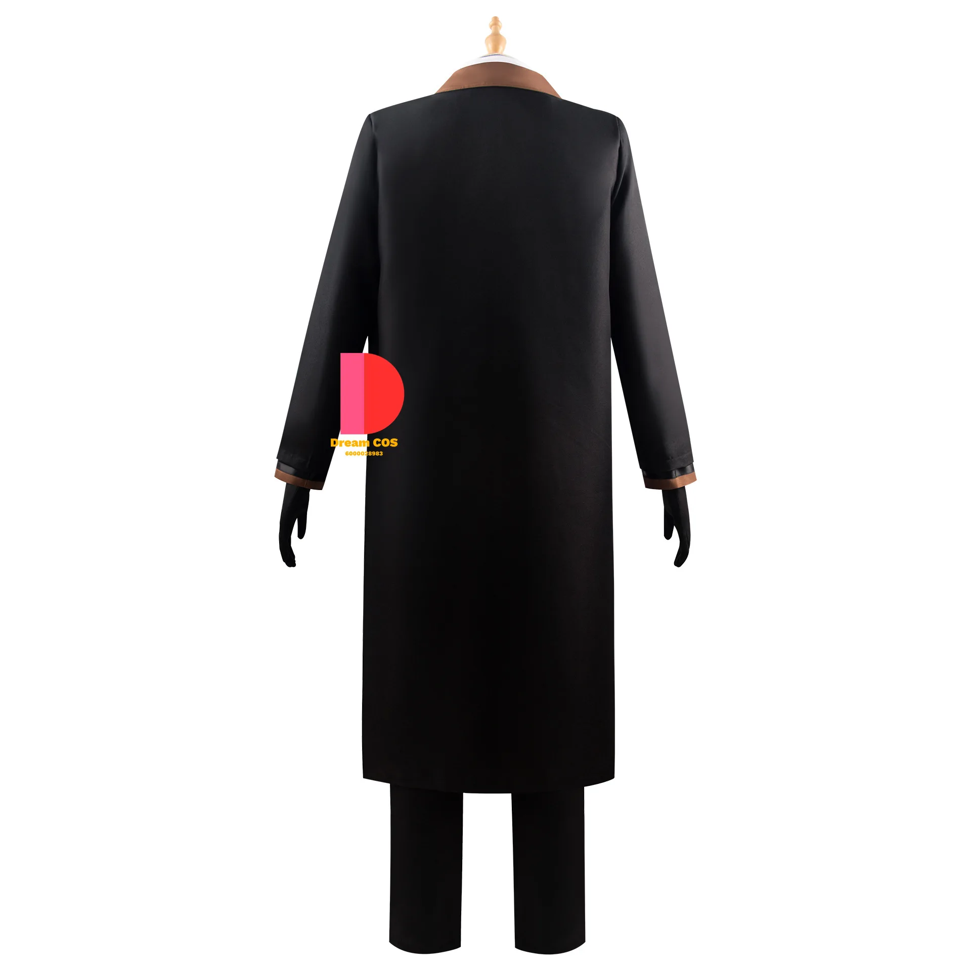 Nakahara Chuya Cosplay Costume Anime Bungo Stray Dogs Wig Uniform Trench Coat Pants Role Play Outfits Halloween Carnival Uniform - Image 3