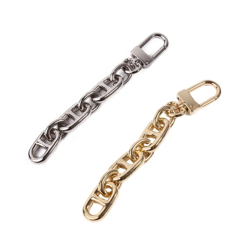 E74B Metal Purse Chain Strap Extender DIY Straps Handle Bag Accessories for Purses Handbags Shoulder Bag Crossbody Bags