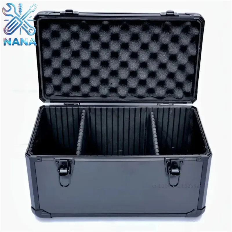 49*29*30cm Large Aluminum Alloy Toolbox Through Machine Hard Carry Case Storage Box Equipment Aircraft Model Packing Box