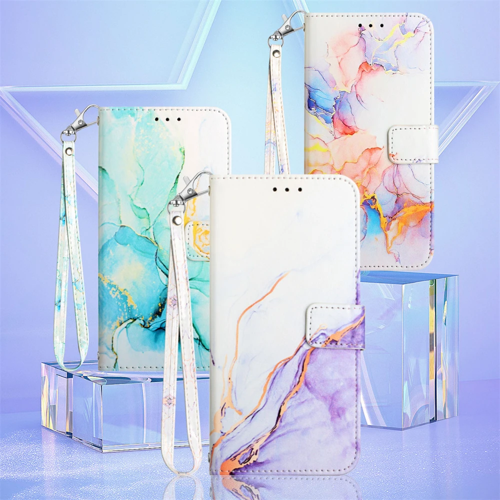 On Infinix HOT 20 PLAY PRO Flip Case For Infinix X6827 X6826 X666 X666B Cases Anti-theft Abstract Painting Wallet Protect Cover