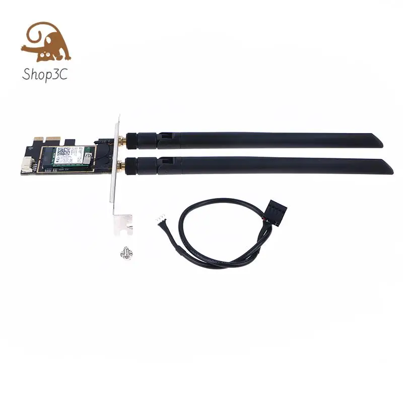 2.4G/ 5G Dual Band  7260AC Built-in Wireless PCI-E Card For Desktop PC 1200Mbps Bluetooth 4.0 PCi Express Wifi Adapter