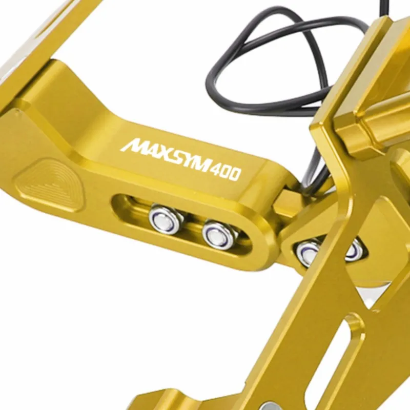 

FOR SYM MAXSYM400 MAXSYM 400 ALLYEAR 2025 2024 2023 Motorcycle Adjustable License Plate Bracket Holder LED Turn Signal Lights