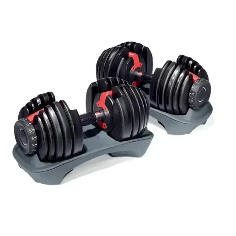 Custom Logo Gym Home Weightlifting Ergonomic 3 Seconds Set Weight 16 24 40 Kg Adjustable Dumbbell For Sale