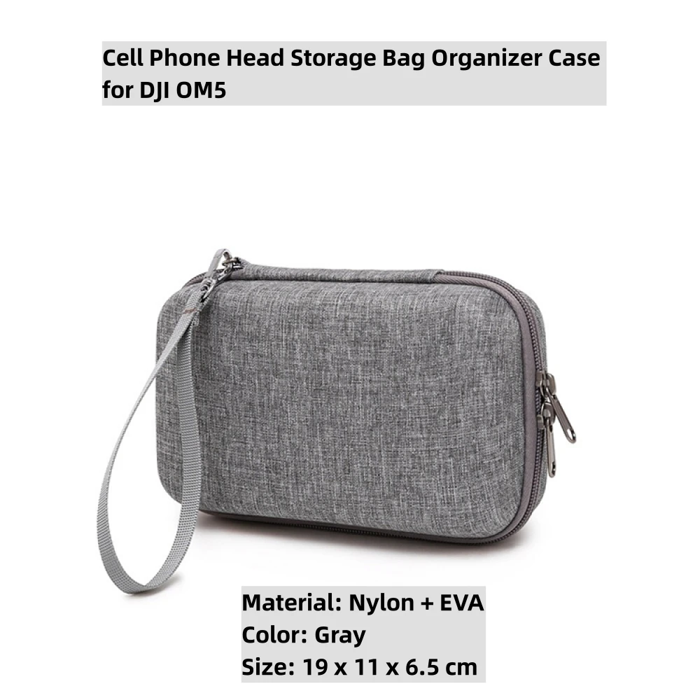 Storage Bag Organizer Case for DJI OM5 Mobile phone Head Portable Handheld Bags Accessories