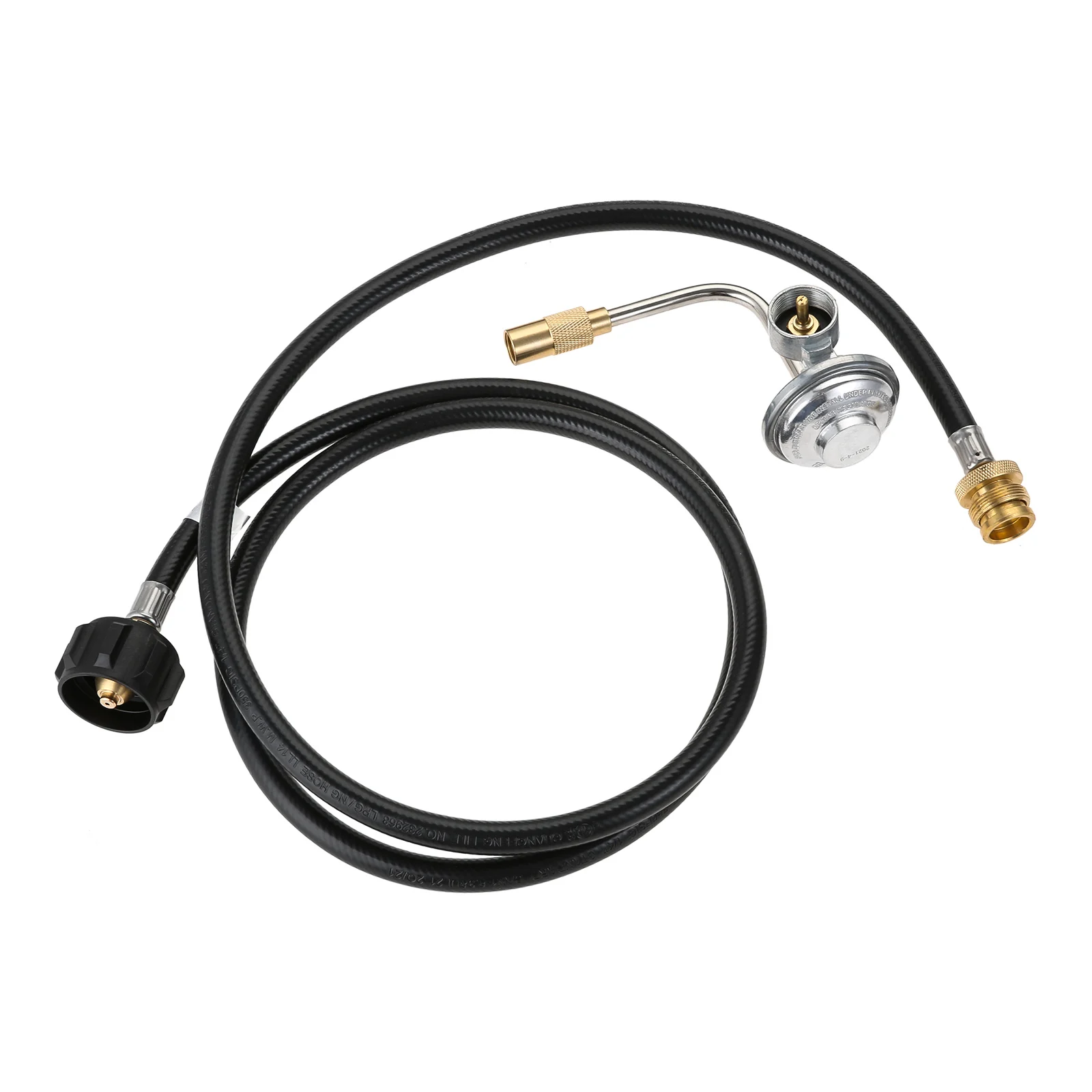 6 FT Propane Adapter Hose with Gas Regulator 1lb to 20lb Converter fits Blackstone 17