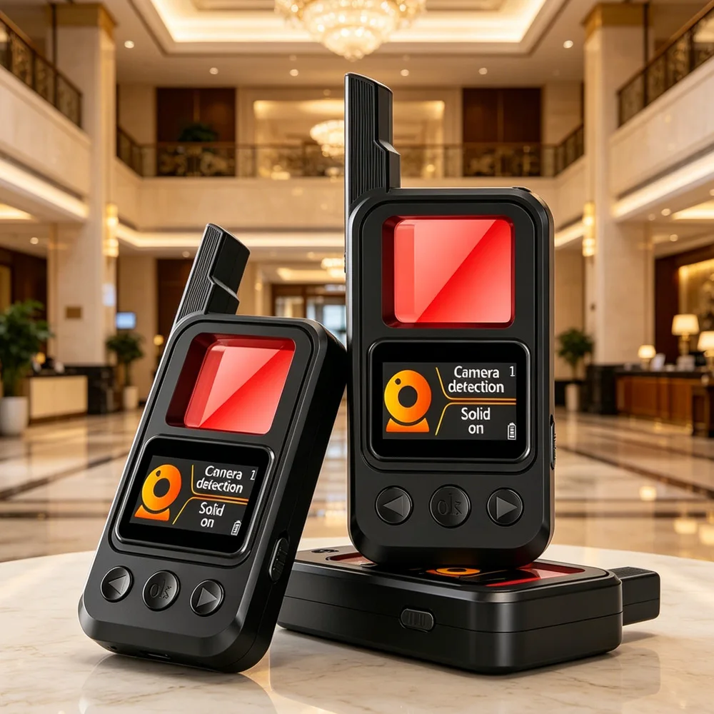 Smart Anti Spy Detector Full Coverage Scan Wi-Fi Bluetooth Hidden Cam Finder 2.4G 5.8G Spy Gadget Device Detector Car GPS Track