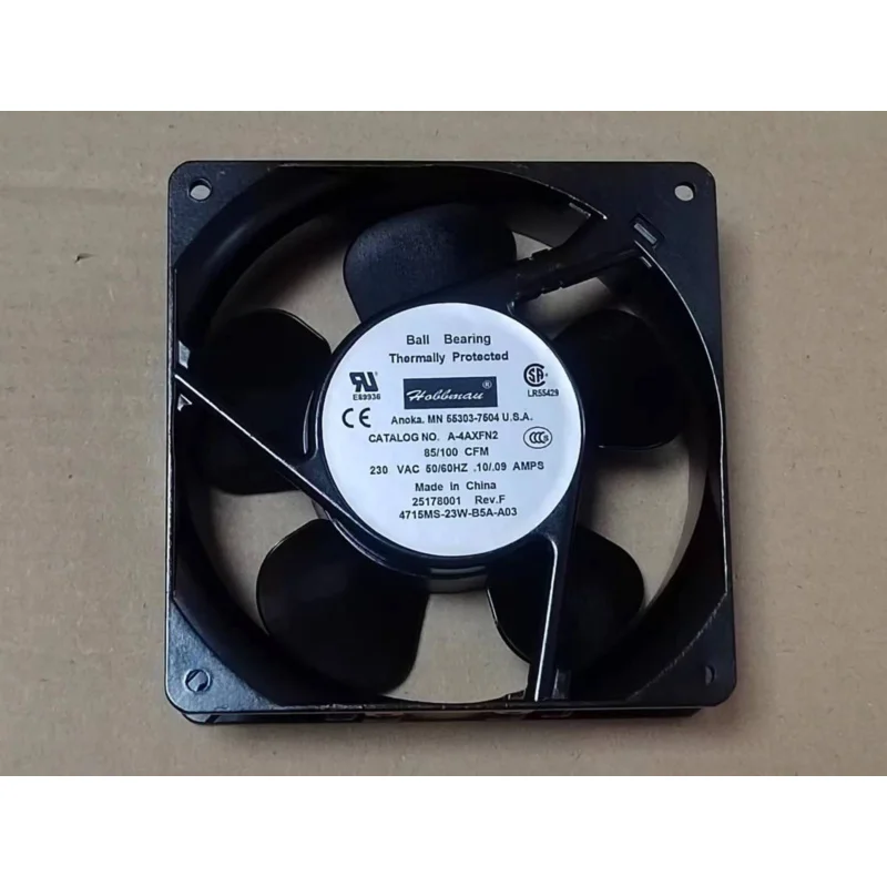 Ventilador de refrigeração para hoffman a-4axfn2 4715ms-23w-a03, 230v 12038, 1pc