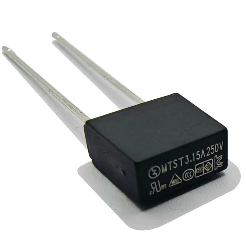 Square MFS Series Fast-Acting Radial Lead Micro Fuse 8x4x7mm 100mA 125mA 160mA 200mA 250mA 315mA400mA500mA630mA800mA 1A250V