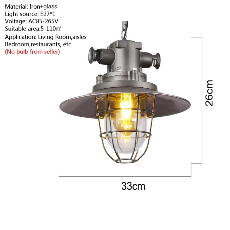 American Retro Loft Chandelier Silver Industrial Iron Chandelier Cafe Pub Bar Study Restaurant Dining Room Kitchen Lighting Lamp