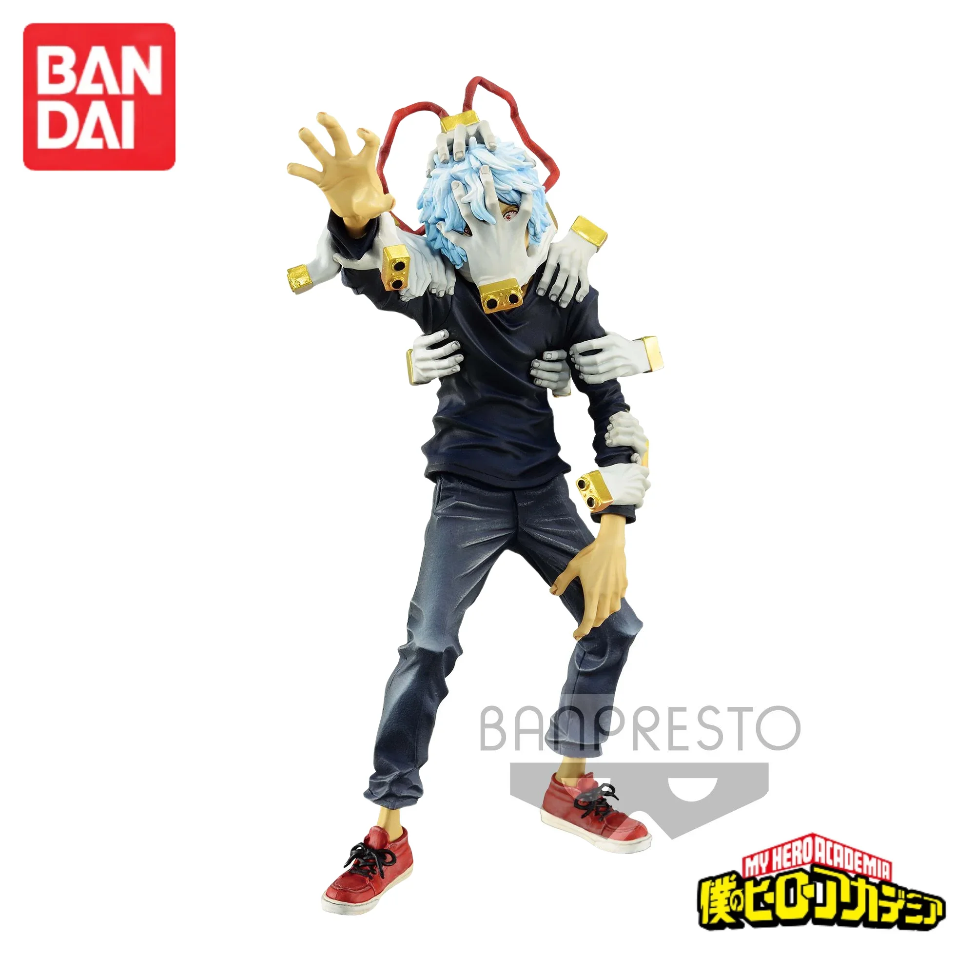 Auf Lager 100 % Original Bandai Banpresto The Evil Villains Shigaraki Tomura Anime Actionfiguren Sammlung Ornamente Figur Spielzeug
