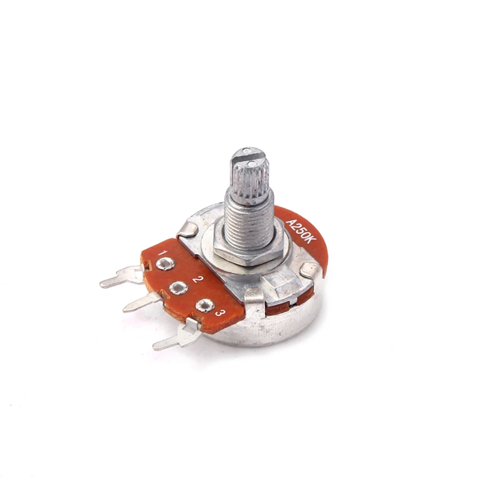 

Potentiometer Volume Knob Tone Diameter Shaft Guitar A250k Solder Lugs Amp Audio-potentiometers Push and Pull
