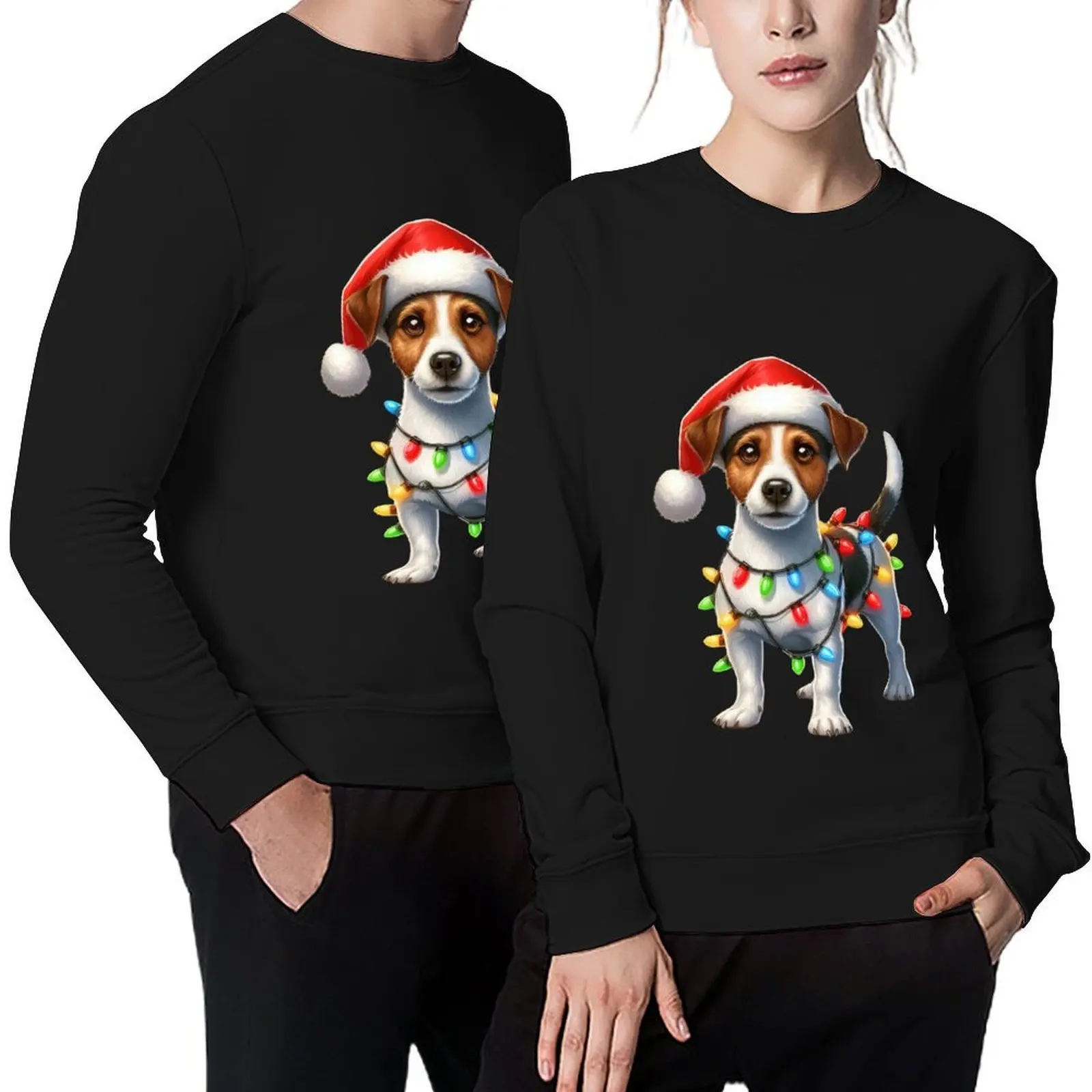 

Jack Russell Terrier Dog Christmas Pullover autumn men's clothing autumn new products japanese style sports sweatshirt man