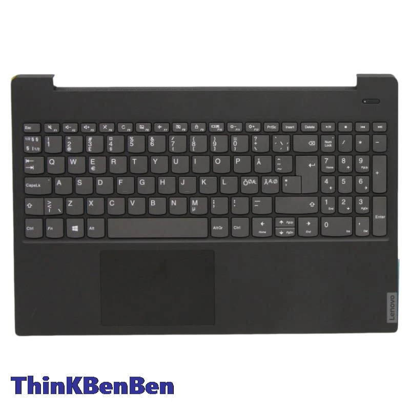 Casing atas Keyboard hitam NDC Nordic penutup cangkang Palmrest untuk Lenovo Ideapad S340 15 15IWL 15IML 15API 15IIL IL