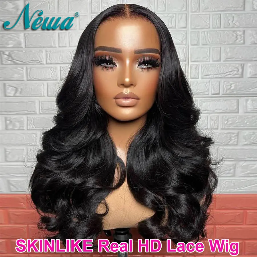 

Новые парики Newa Hair 13X6 Full HD Frontal с эффектом натуральной кожи, HD-кружевом, волнистые, с предварительно выщипанной линией роста волос, без клея, HD-кружевные парики-закрытия 5x5/6x6