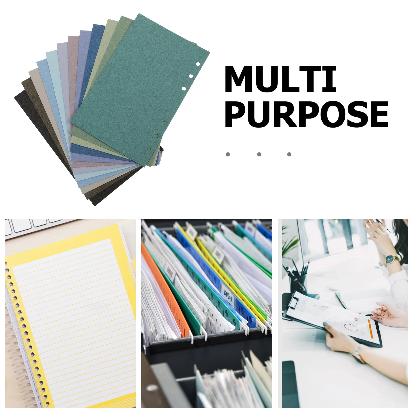 Ricarica di carta a fogli mobili a righe formato A5, 50 fogli, inserto di ricambio per notebook, scuola, ufficio, scrittura, materiale essenziale