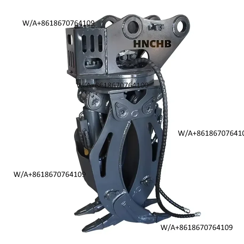 Suitable for 360Degree Rotating Hydraulic Breakers Excavator Log Grapple and Wood Grapple for Excavator Use