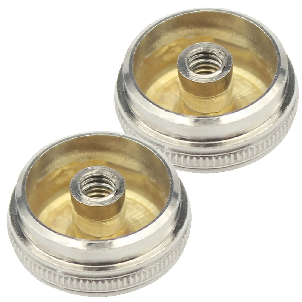 

2pcs Flute Headjoint Screw Cap Silver Replacement Parts for Woodwind Musical Instruments Accessories Copper Lightweight