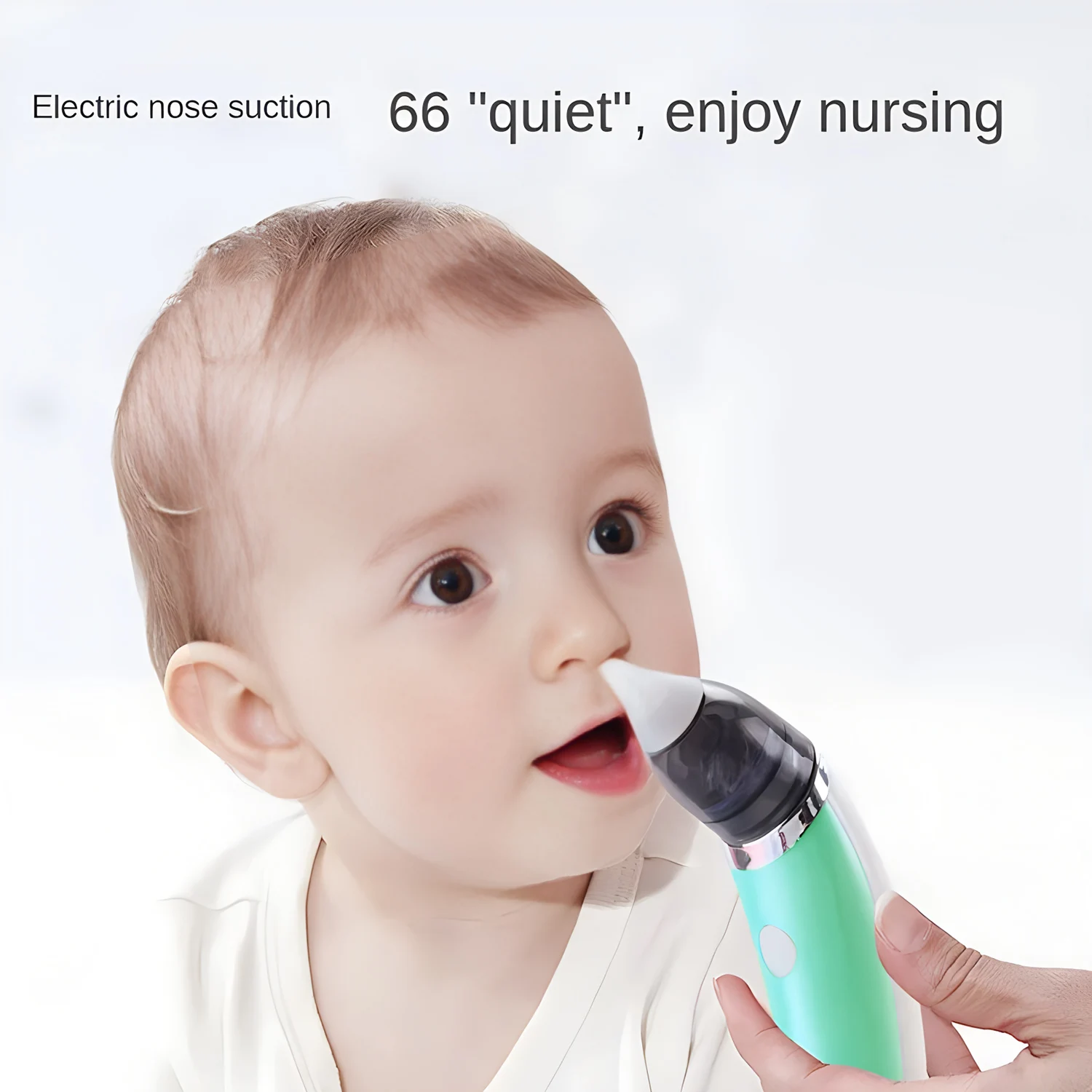 

New Rechargeable Baby Nose Cleaner Silicone Adjustable Suction Electric Child Nasal Aspirator Health Safety Convenient Low Noise
