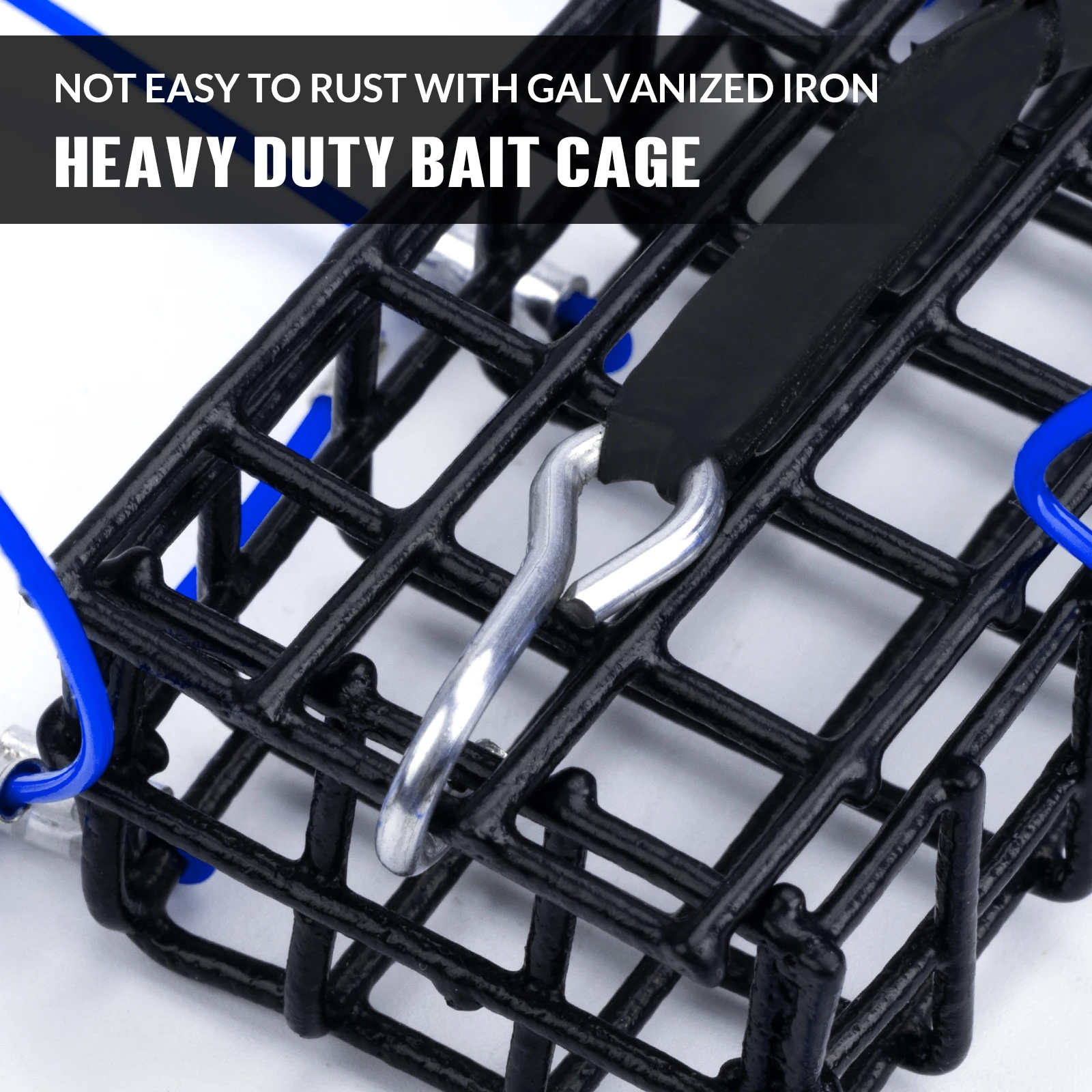 THKFISH 1pc Crab Trap 4.29in Snare Loop Crab Catcher Heavy Duty Crab Trap Bait Cage Hairy Crab Sea Crab Lobster Bait Traps Tool