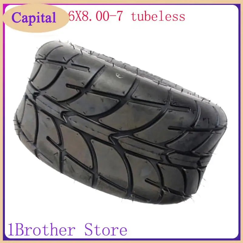 Good quality 16x8.00-7 tubeless tyre for Beach car 16X8-7 ATV Go-kart wear-resistant road vacuum tire four-wheel ATV tire