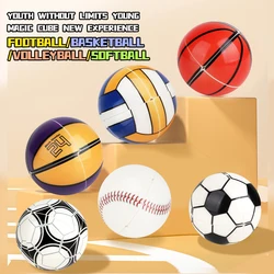 [JudyCube] Yuxin 2x2 Ball  Magic Cube Basketball Football Puzzle Toy Children's Gift