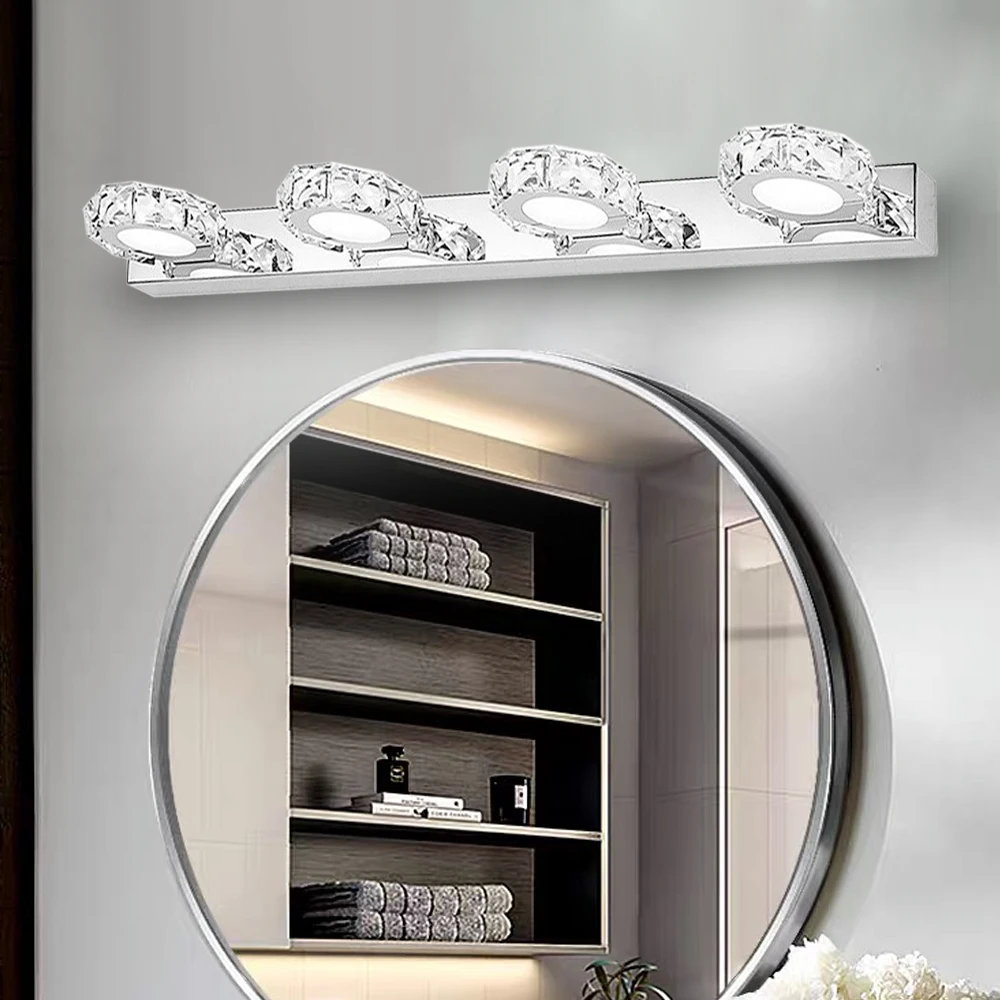 

4 Head Modern Mirror Front Light Wall Mounted Bathroom Lighting Lamp LED