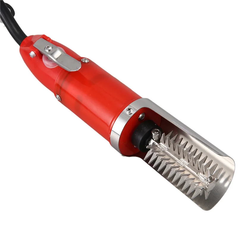 

A98E-2X 120W Waterproof Electric Fish Scale Scraper Fishing Scalers Clean Easy Fish Stripper Remover Charging Adapter,Eu Plug