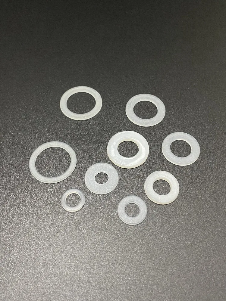 Inner Diameter 5/6/8/10/12/13mm Nylon 66 Material Natural Color Plastic Gasket Insulating Washer Ring Shaped Screw Pad Grommet