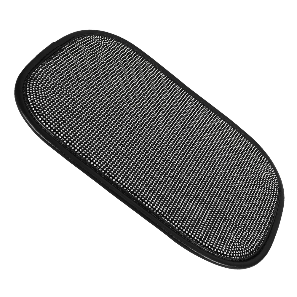 

Universal Car Box Pad Protective Cushion Rhinestones Durable Wear Resistant Car Center Console Pad Console Accessory