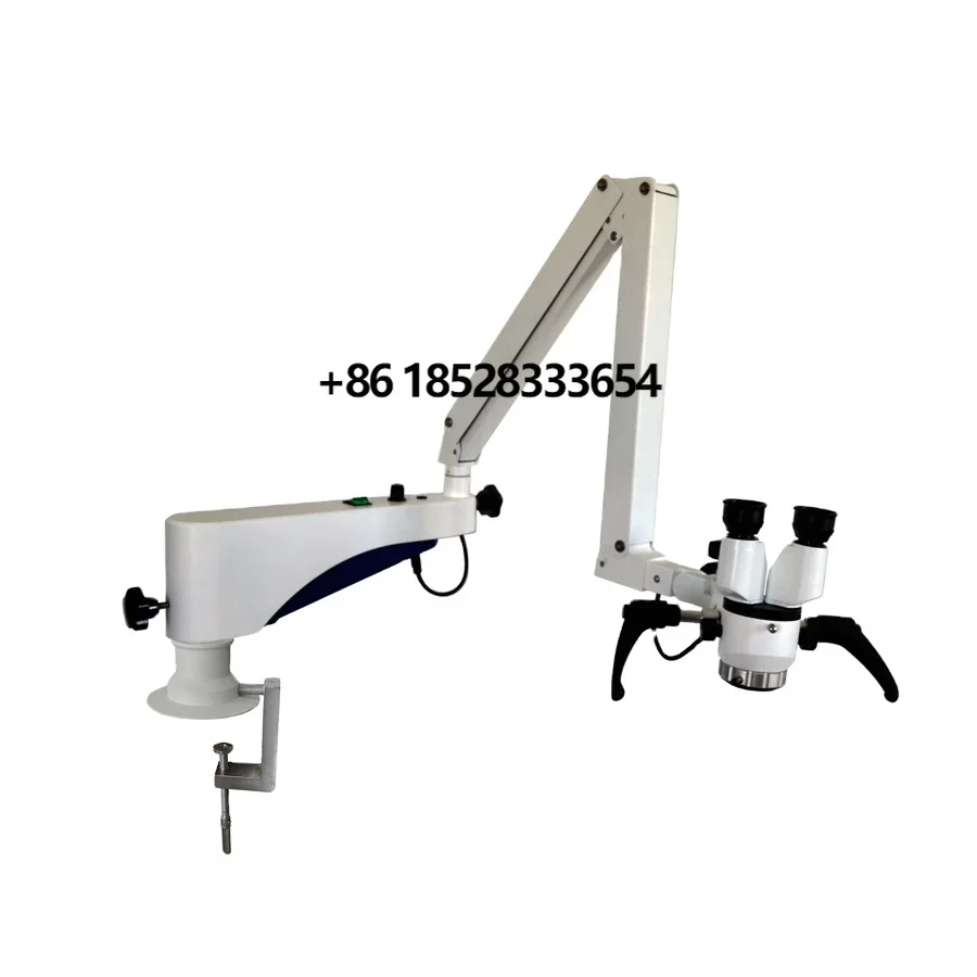 YSX103 ENT Operation Microscope with  Table Mount Clamp Ear-Nose-Throat Straight Observation Angle