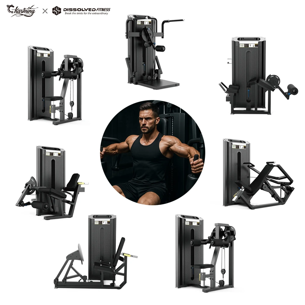 

Оборудование для фитнеса Тренажерный зал Полный набор Плечевой пресс Полный тренажерный зал Настройка фитнес-машины для спины Multifuerzas Gym