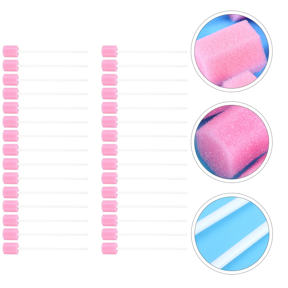 Mouth Care Swabs Baby Toothbrush for Infants Disposable Sponge Stick Toothbrushes Sponges Oral Elder Wand