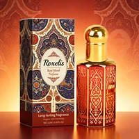Roxelis 12ml Arabian Style Fragrance Rose Elegant Natural Fresh Light Fragrance Lasting Fragrance Portable Charm Fragrance 1
