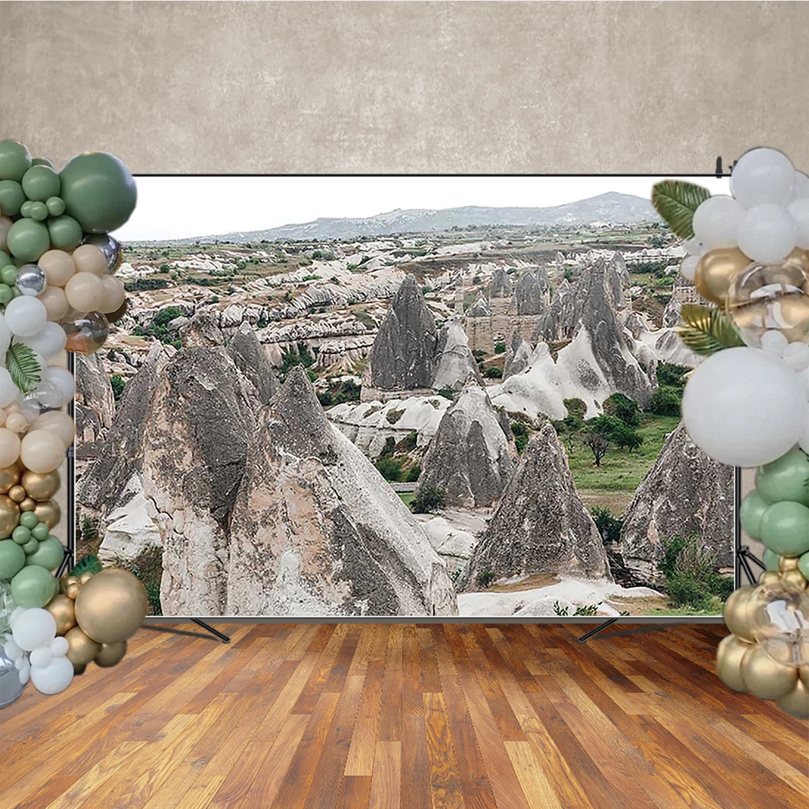 MOON.QG paisaje Glaciar Foothill telón de fondo fotografía río montaña bosque fondo Photozone papel tapiz foto